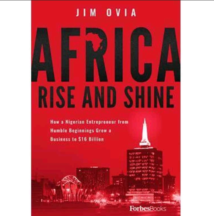 Africa Rise and Shine by Jim Ovia book cover